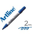 Rotulador artline pizarra ek-500 azul punta redonda 2 mm recargable