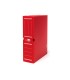 Caja archivo definitivo plastico liderpapel rojo 387x275x105 mm