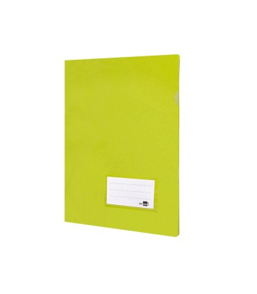 Carpeta liderpapel dossier a4 unero amarillo fluor opaco