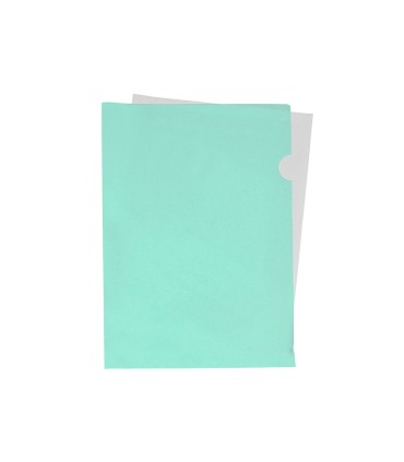 Carpeta liderpapel dossier unero polipropileno din a4 verde manzana opaco 20 hojas