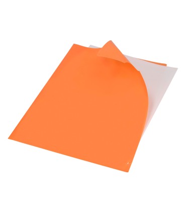 Carpeta liderpapel dossier unero polipropileno din a4 naranja fluor opaco 20 hojas