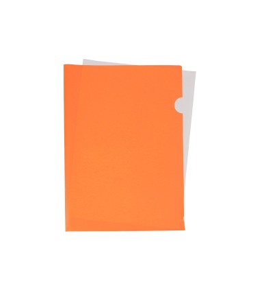 Carpeta liderpapel dossier unero polipropileno din a4 naranja fluor opaco 20 hojas