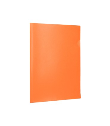 Carpeta liderpapel dossier unero polipropileno din a4 naranja fluor opaco 20 hojas