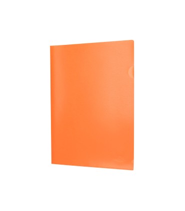 Carpeta liderpapel dossier unero polipropileno din a4 naranja fluor opaco 20 hojas