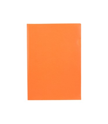 Carpeta liderpapel dossier unero polipropileno din a4 naranja fluor opaco 20 hojas