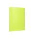 Carpeta liderpapel dossier unero polipropileno din a4 amarillo fluor opaco 20 hojas