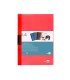 Carpeta liderpapel dossier pinza lateral polipropileno din a4 rojo translucido 60 hojas pinza deslizante