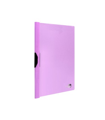 Carpeta liderpapel dossier pinza lateral polipropileno din a4 lavanda opaco 30 hojas pinza deslizante