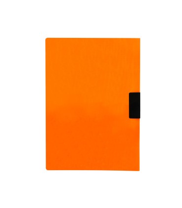 Carpeta liderpapel dossier pinza lateral polipropileno din a4 naranja fluor opaco 30 hojas pinza deslizante