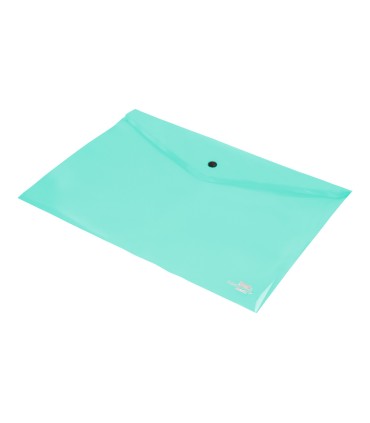 Carpeta liderpapel dossier broche polipropileno din a4 verde manzana opaco 50 hojas