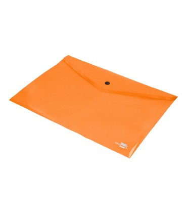 Carpeta liderpapel dossier broche polipropileno din a4 naranja fluor opaco 50 hojas