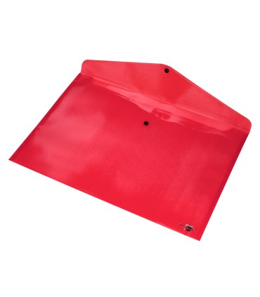 Carpeta liderpapel dossier broche 44243 polipropileno din a3 rojo translucido