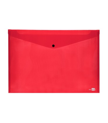 Carpeta liderpapel dossier broche 44243 polipropileno din a3 rojo translucido