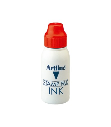 Tinta tampon artline roja bote 50 cc