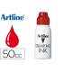 Tinta tampon artline roja bote 50 cc