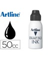 Tinta tampon artline negra bote 50 cc