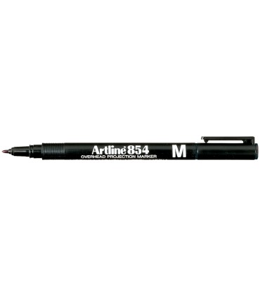 Rotulador artline retroproyeccion punta fibra permanente ek 854 negro punta redonda 1 mm