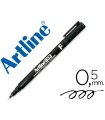 Rotulador artline retroproyeccion punta fibra permanente ek-853 negro -punta redonda 0.5 mm