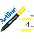 Rotulador artline fluorescente ek 660 amarillo punta biselada