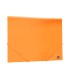 Carpeta liderpapel gomas solapas polipropileno din a4 naranja fluor opaco