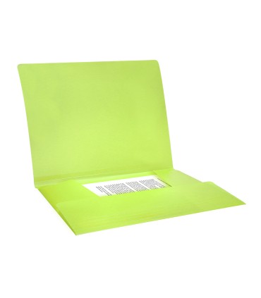 Carpeta liderpapel gomas solapas polipropileno din a4 amarillo fluor opaco