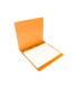 Carpeta liderpapel 4 anillas 25 mm mixtas polipropileno din a4 naranja fluor opaco