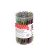 Barra termofusible purpurina liderpapel 7 mm diametro x 100 mm de alto bote 50 unidades colores surtidos