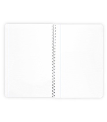 Cuaderno espiral liderpapel a4 wonder tapa plastico 80h 90 gr liso colores surtidos