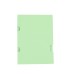 Subcarpeta liderpapel folio verde tres uneros plastificada 160g m2