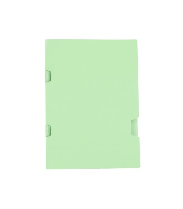 Subcarpeta liderpapel folio verde tres uneros plastificada 160g m2