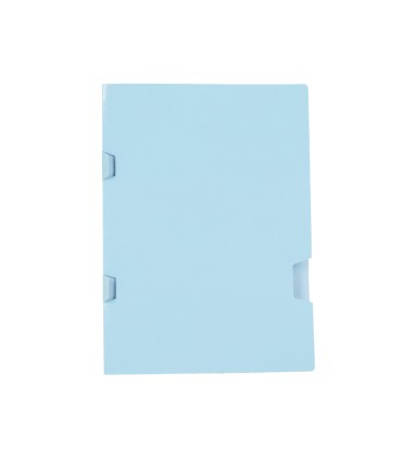 Subcarpeta liderpapel folio azul tres uneros plastificada 160g m2