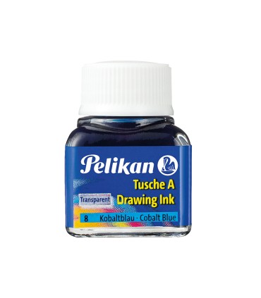 Tinta china pelikan azul cobalto bote de 10 ml