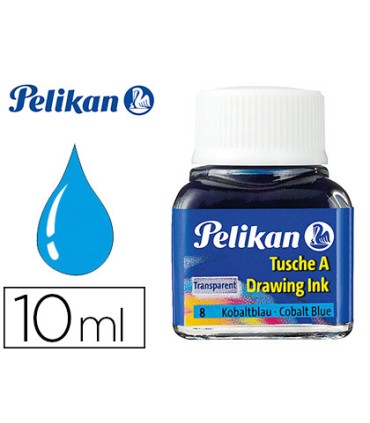 Tinta china pelikan azul cobalto bote de 10 ml