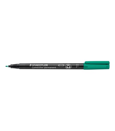 Rotulador staedtler lumocolor retroproyeccion punta de fibrapermanente 318 5 verde punta fina redonda 06 mm