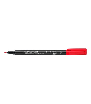 Rotulador staedtler lumocolor retroproyeccion punta de fibrapermanente 318 2 rojo punta fina redonda 06 mm