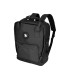 Cartera antartik mochila 2 asas y bolsillos exteriores negro 300x115x390 mm