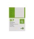 Bloc notas liderpapel cuadro 4mm b7 80 hojas 60g m2 perforado