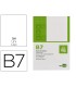 Bloc notas liderpapel liso b7 80 hojas 60g m2 perforado