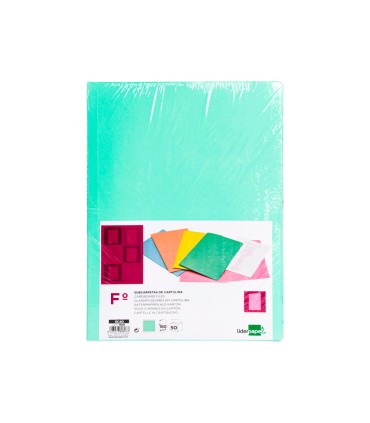 Subcarpeta liderpapel folio verde pastel 180g m2