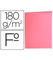 Subcarpeta liderpapel folio rosa pastel 180g/m2