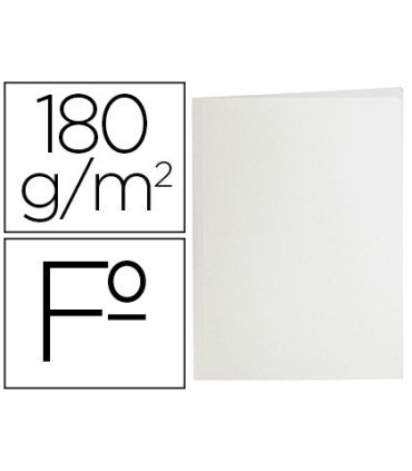 Subcarpeta liderpapel folio blanco 180g m2