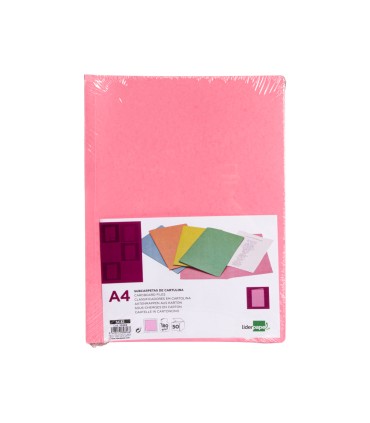 Subcarpeta liderpapel a4 rosa pastel 180g m2