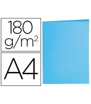 Subcarpeta liderpapel a4 azul pastel 180g m2