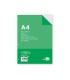 Recambio liderpapel a4 100 hojas 60g m2 cuadro 4 mm con margen 4 taladros