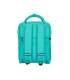 Cartera antartik mochila 2 asas y bolsillos exteriores menta 300x115x390 mm