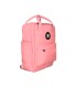 Cartera antartik mochila 2 asas y bolsillos exteriores coral 300x115x390 mm