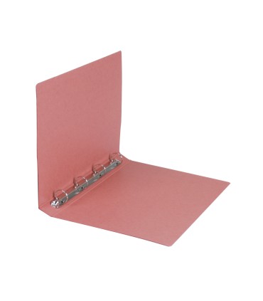 Carpeta de 4 anillas 40mm redondas liderpapel folio carton cuero