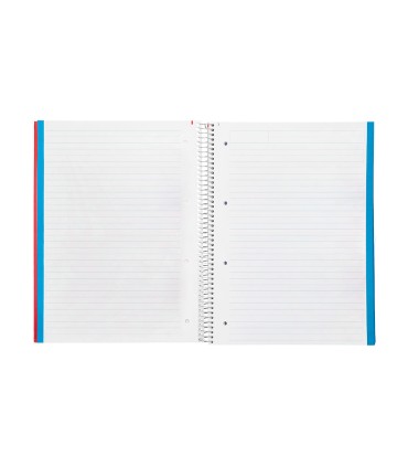 Cuaderno espiral liderpapel a4 micro jolly multidisciplina tapa forrada 140h 75gr 28h 5mm 112h hrtal