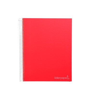 Cuaderno espiral liderpapel a4 micro jolly multidisciplina tapa forrada 140h 75gr 28h 5mm 112h hrtal