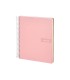 Cuaderno espiral liderpapel a4 micro crafty tapa forrada 120h 90 gr cuadro 5 mm 5 bandas 4 colores color rosa